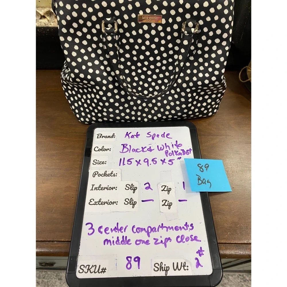 Kate‎ Spade Bag Laurel Way Evangelie Satchel Musical Dot Polka Dot Crossbody